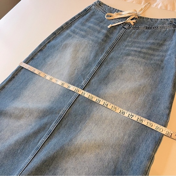 Maison Marguerite denim maxi skirt, medium wash, size M - Picture 4 of 13